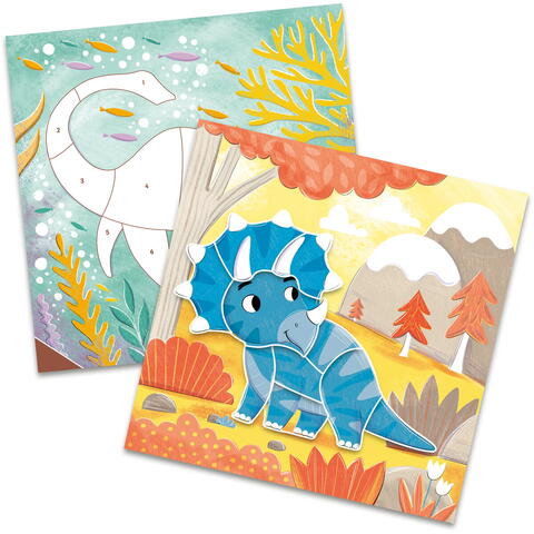 Galt Cartea mea cu stickere -  Dinozauri prietenosi