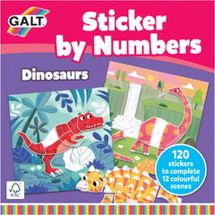 Cartea mea cu stickere -  Dinozauri prietenosi