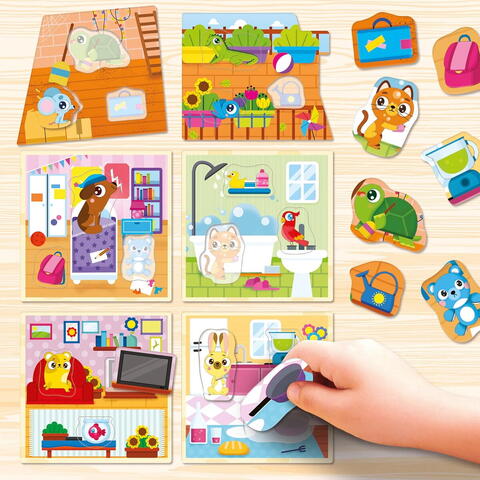 LISCIANI Joc Montessori  - Casuta animalutelor