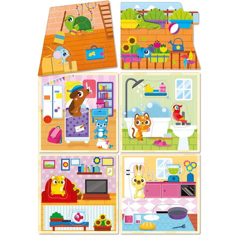 LISCIANI Joc Montessori  - Casuta animalutelor