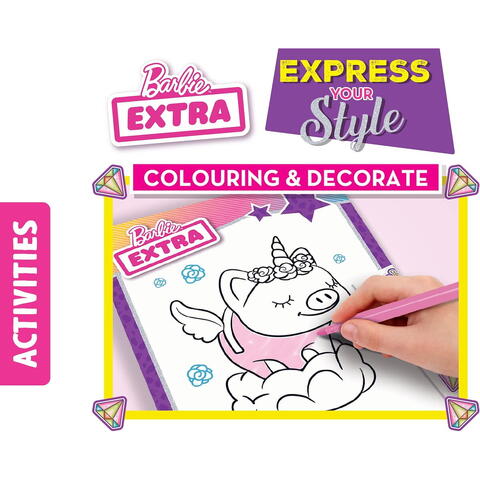 LISCIANI Carte de colorat cu activitati Barbie  - Stilul tau