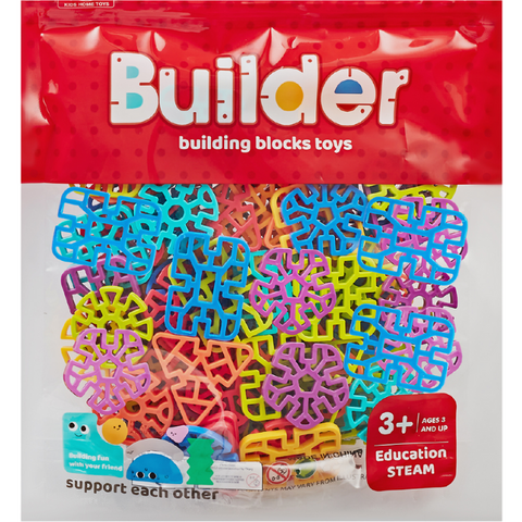 Bufnitel Joc de constructie STEAM - Fulgi de zapada (84 piese)