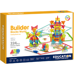 Set de constructie STEAM - Fulgi de zapada (224 piese)
