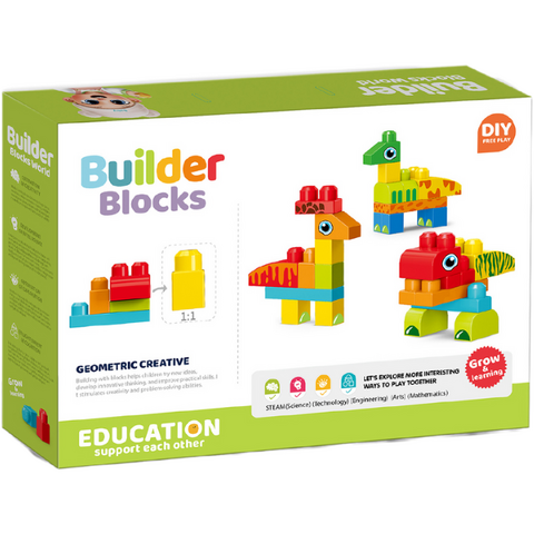 Bufnitel Set de constructie STEAM - Dinozauri haiosi (31 piese)