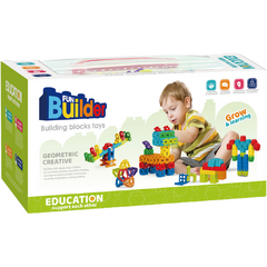 Set de constructie STEAM - Micutul constructor (200 piese)