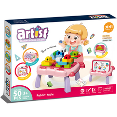 Masuta multifunctionala 3 in 1 pentru constructie - Iepuras