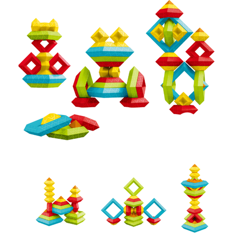 Bufnitel Joc logica - Cuburile lui Pitagora in cutiuta (30 piese)