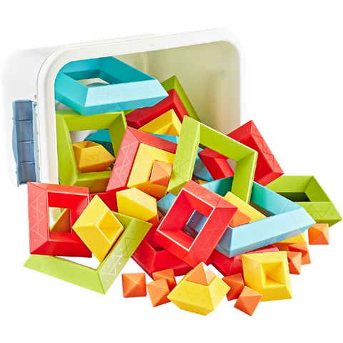 Bufnitel Joc logica - Cuburile lui Pitagora in cutiuta (30 piese)