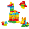 Bufnitel Set de constructie in cutie  - Animalute (62 piese)