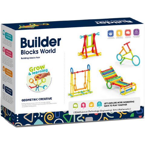 Bufnitel Set de constructie STEAM - Micutul inginer (210 piese)