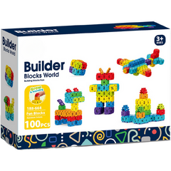 Set de constructie STEAM - Micutul matematician (100 piese)