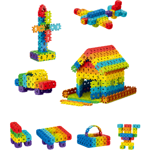 Bufnitel Set de constructie STEAM - Micutul matematician (200 piese)
