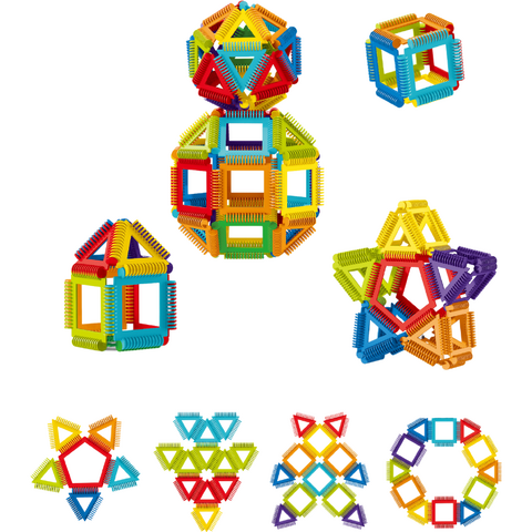 Bufnitel Joc de constructie STEAM - Forme magice (20 piese)