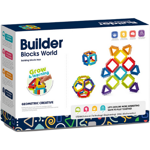 Bufnitel Joc de constructie STEAM - Forme magice (20 piese)