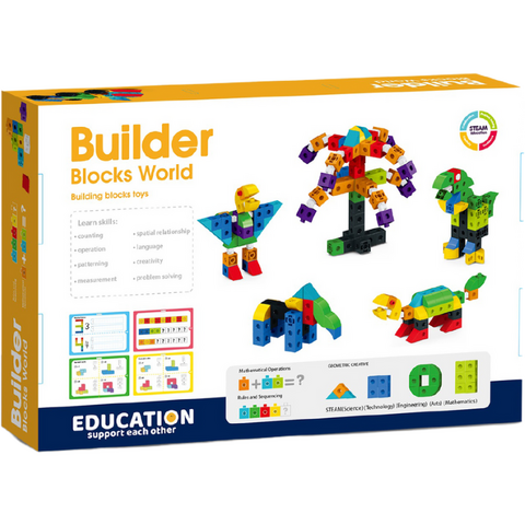 Bufnitel Set de constructie STEAM - Invatam si ne distram (240 piese)