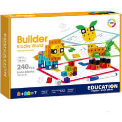 Set de constructie STEAM - Invatam si ne distram (240 piese)