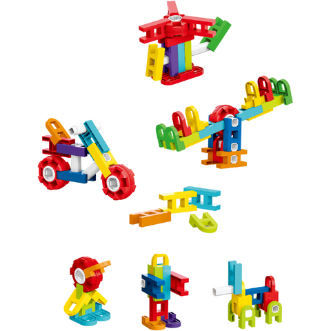 Bufnitel Set de constructie STEAM in cutiuta - Fun Blocks (26 piese)
