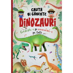 Cauta si gaseste dinozauri - Gaseste-i si numara-i pe toti