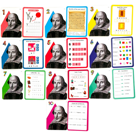 K-TOYZ Joc lingvistic Learning Cube® - Pe urmele lui Shakespeare