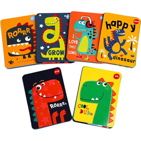 K-TOYZ Joc de atentie Learning Cube®  - Dinozauri fericiti