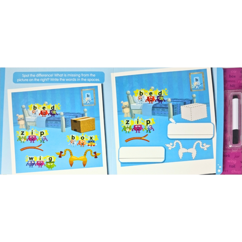 Carticica Scriu si Sterg  Alphablocks - Cuvinte magice - RESIGILAT