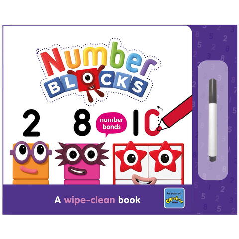 Carticica Scriu si sterg Numberblocks - Legaturi numerice - RESIGILAT