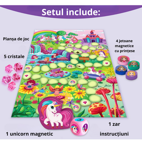 Chalk and Chuckles Joc de societate magnetic - Cursa printeselor