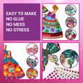 Chalk and Chuckles Set creativ 3 in 1 - Magie sclipitoare