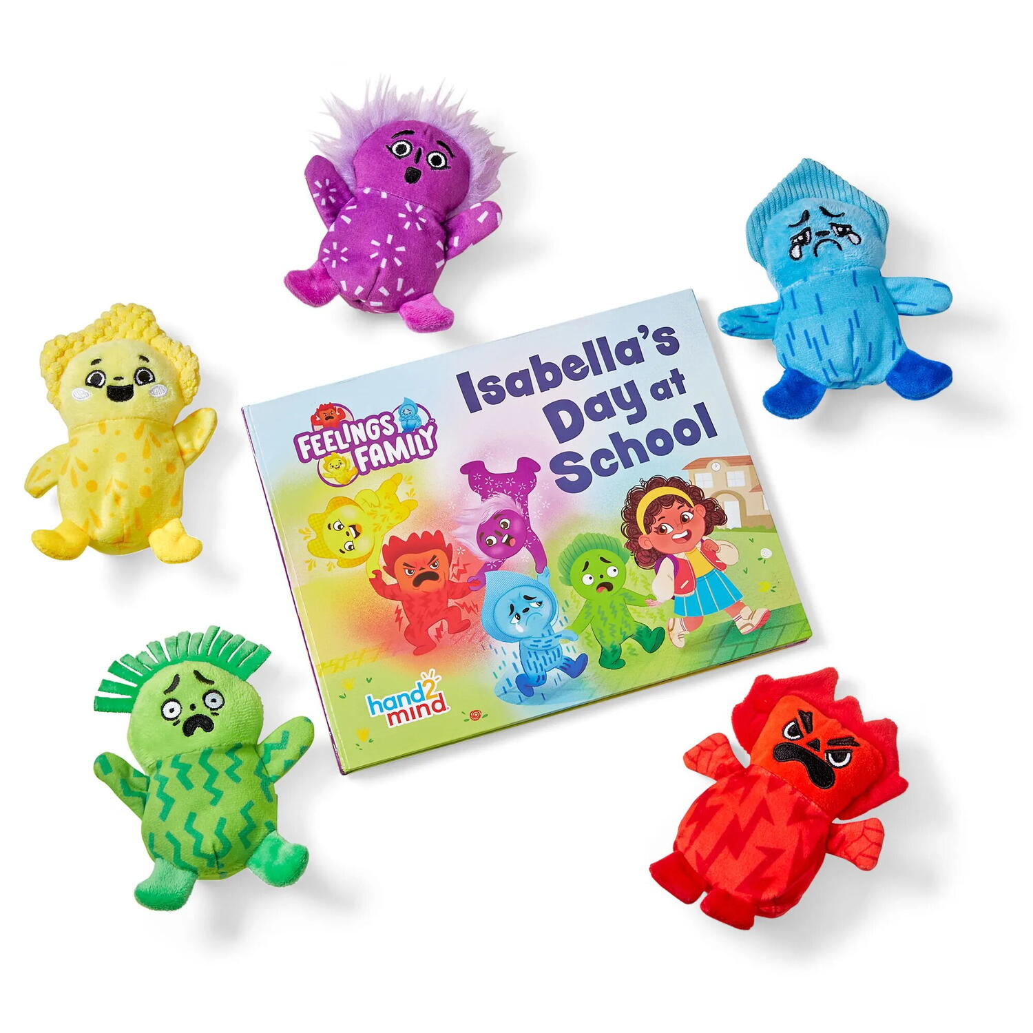 Pentru clasa - Set mascote cu carticica - Emotiile & Isabella la scoala