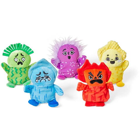 Hand2Mind Set mascote cu carticica - Emotiile & Isabella la scoala