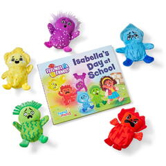 Set mascote cu carticica - Emotiile & Isabella la scoala