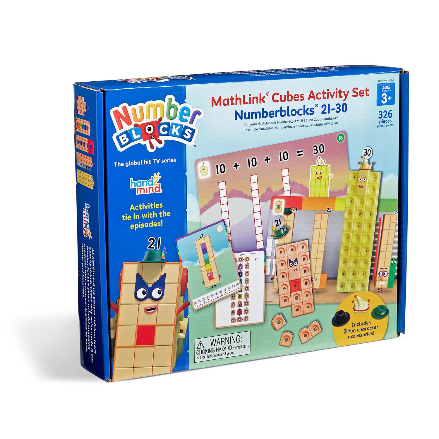 MathLink®Cubes Numberblocks in engleza Set de activitati de la 21 - 30 [8]