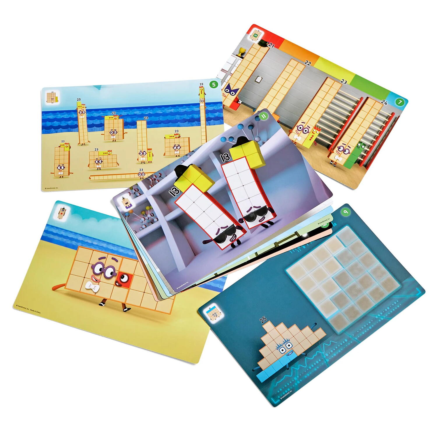 MathLink®Cubes Numberblocks in engleza Set de activitati de la 21 - 30 [6]