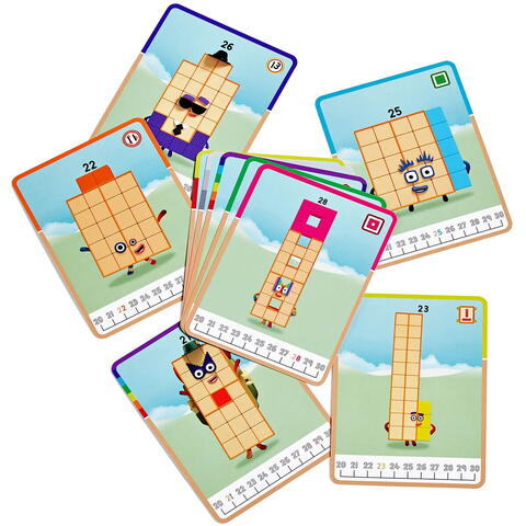 Hand2Mind MathLink®Cubes Numberblocks in engleza Set de activitati de la 21 - 30