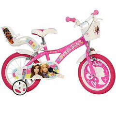 Bicicleta copii 14" - Barbie roz
