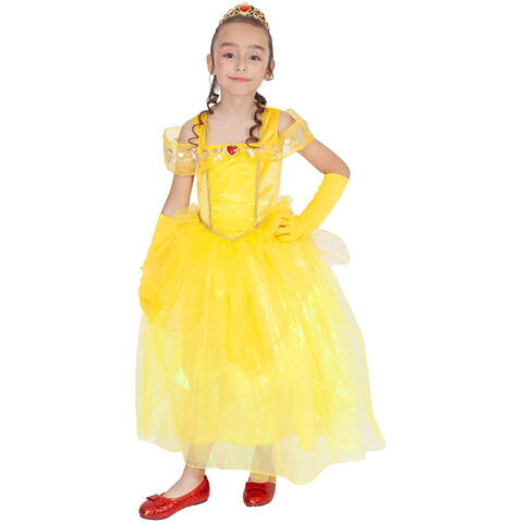 Rubies Costum de carnaval - Printesa (galben)