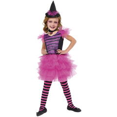 Costum de carnaval - Vrajitoare eleganta (roz)