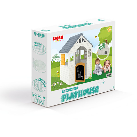 DOLU Casuta copii cu usa pentru animale pastel - RESIGILAT