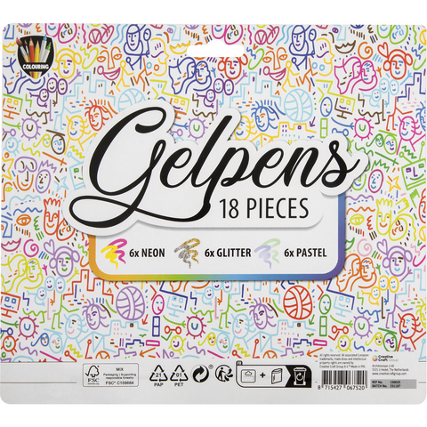 Grafix Set 18 pixuri cu gel