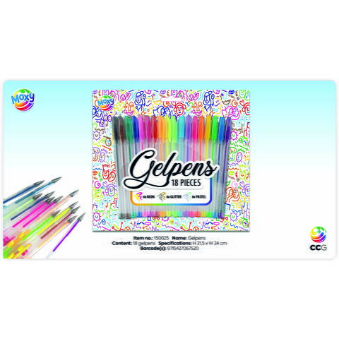 Grafix Set 18 pixuri cu gel