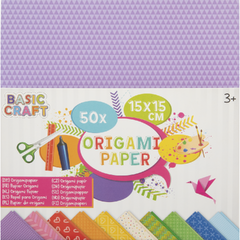 Hartie origami 15 x 15 cm, 50 file