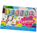 Moxy Set 6 creioane de plastic  - Unicorni
