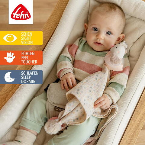 Fehn Jucarie doudou - Pasare pastel