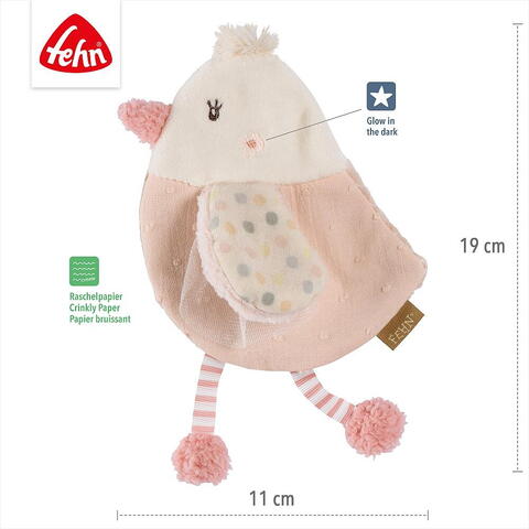 Fehn Jucarie fosnitoare - Pasare pastel