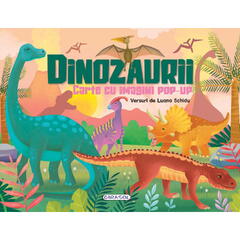 Carte cu imagini pop-up - Dinozaurii