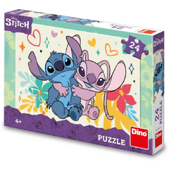 Puzzle - Stitch si Angel (24 piese)