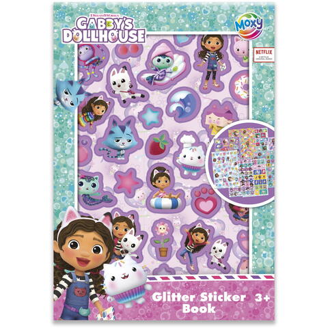 Moxy Abtibilduri cu sclipici - Gabby's Dollhouse