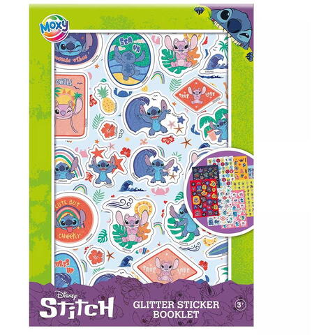 Moxy Abtibilduri cu sclipici - Stitch