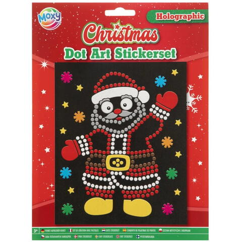 Moxy Arta cu abtibilduri - Mos Craciun