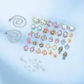 Totum Set 2 in 1 Gabby's Dollhouse -  Bratari cu pandantive & carioci de suflat